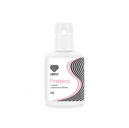 Ремувер гелевый Lovely с ароматом Клубники, 15 г